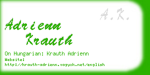 adrienn krauth business card